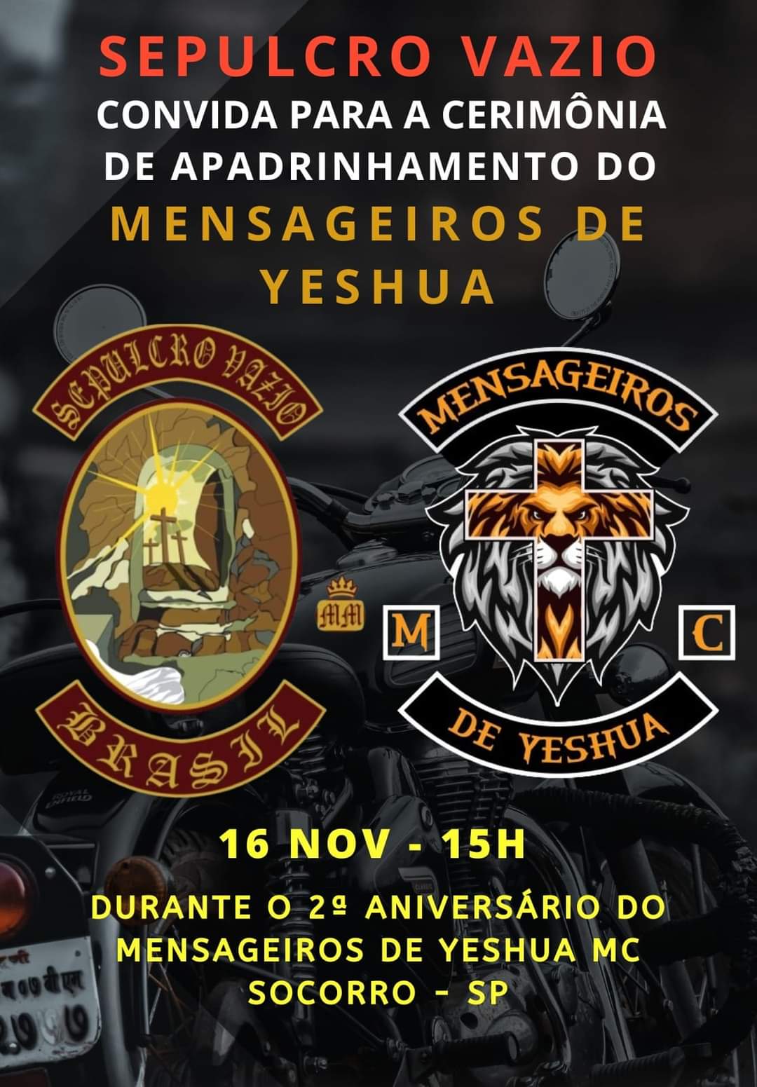 SEPULCRO VAZIO & MENSAJEIROS DE YESHUA