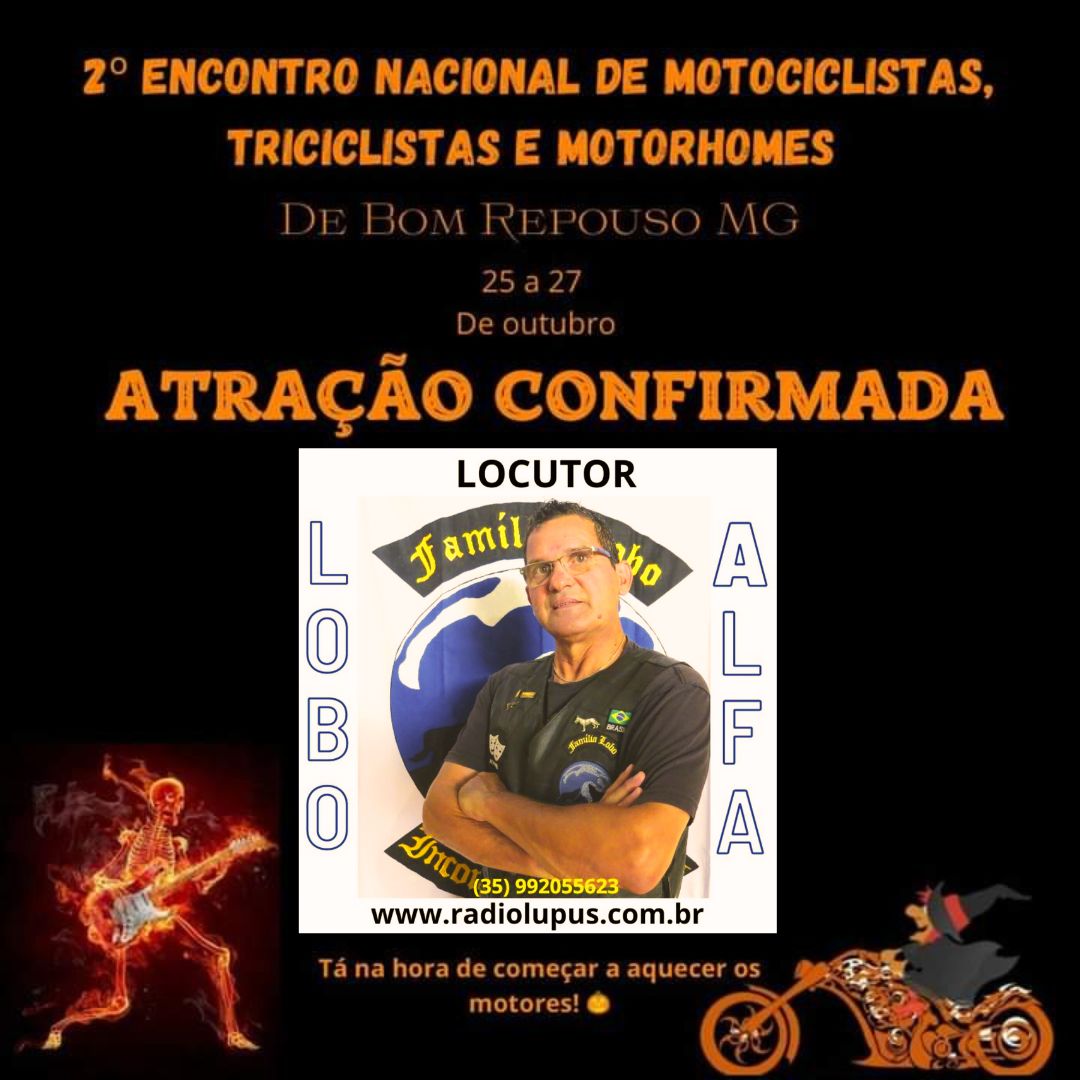 2° Encontro de Motociclistas, Triciclistas e Motoholmes de Bom Repouso.