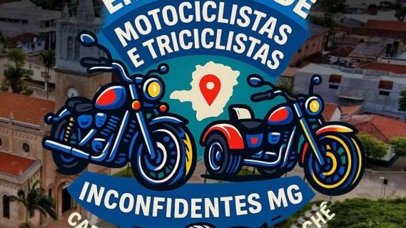 Segundo Encontro de Motociclistas e Triciclistas de Inconfidentes MG